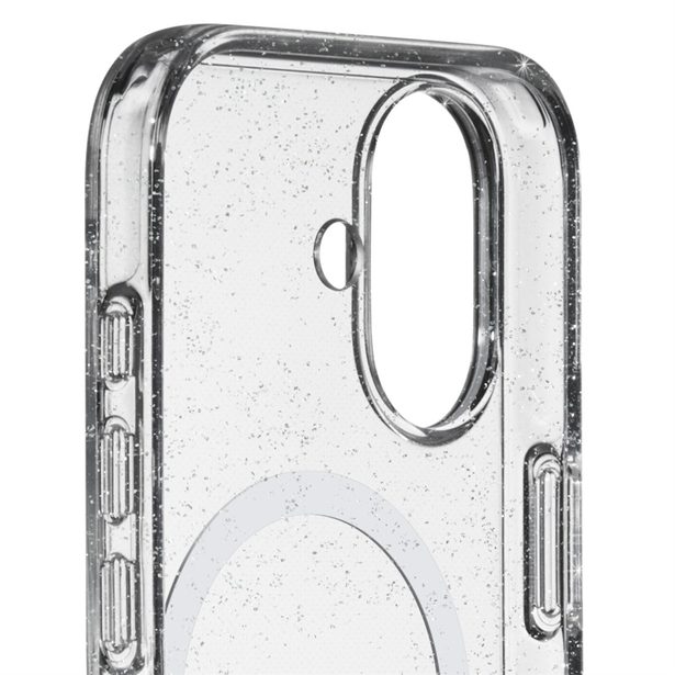 White Diamonds Mag Glitter, kryt pro Apple iPhone 17, magnetický, průhledný s třpytkami