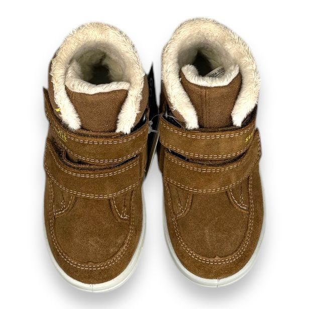 Superfit dětská zimní obuv 1-106314-3000 GROOVY 2.0 BRAUN/GELB