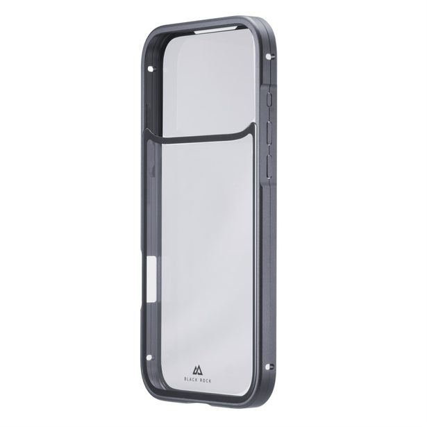Black Rock 360° Glass, kryt pro Apple iPhone 17 Pro Max, skleněný, předn +zadní díl, průhledný/černý