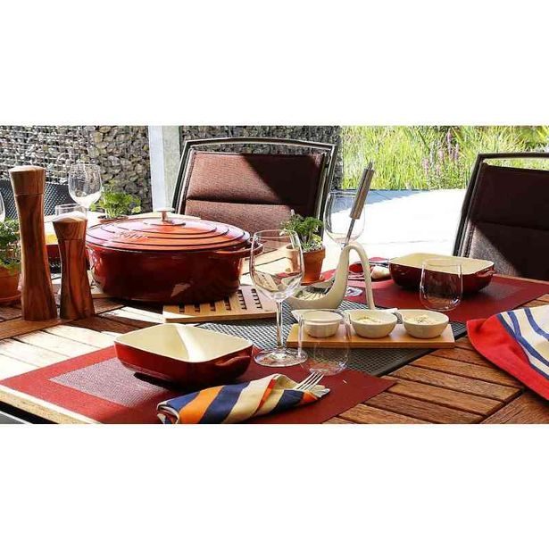 KELA Zapékací mísa keramická MALIN 22 x 37,5 cm červená KL-11863