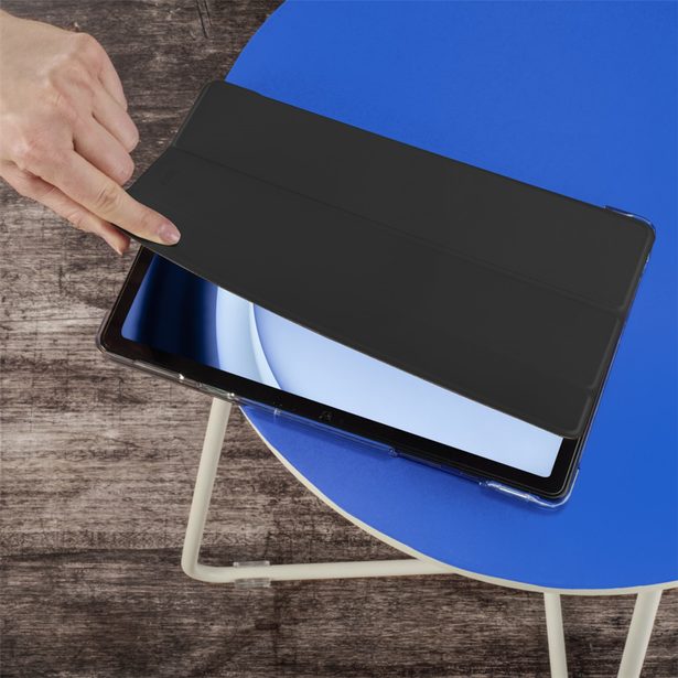 Hama Fold Clear, pouzdro pro Samsung Galaxy Tab A11 8,7", černé/průhledné