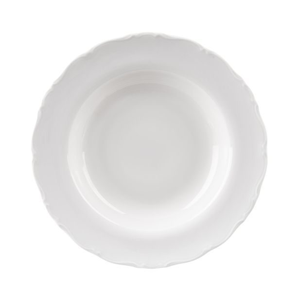 Hluboký talíř MONA lem pr. 23 cm