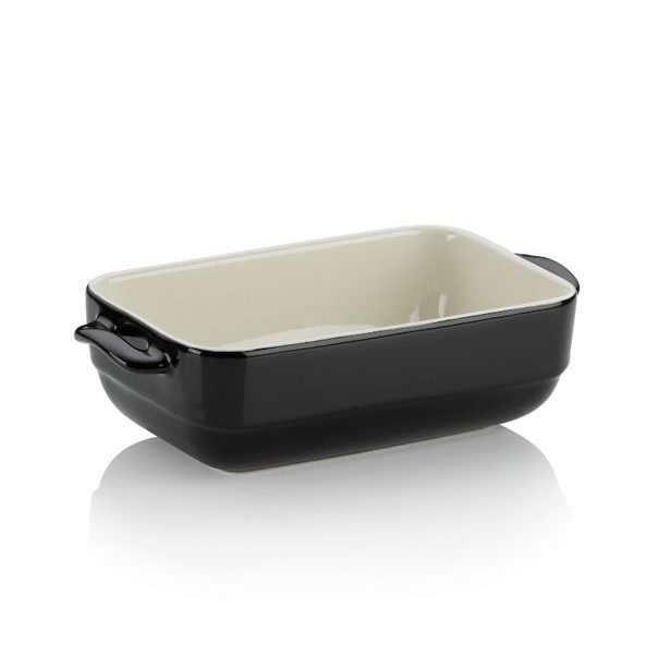 KELA Zapékací mísa keramická MALIN 22,5 x 12,5 cm černá KL-11934