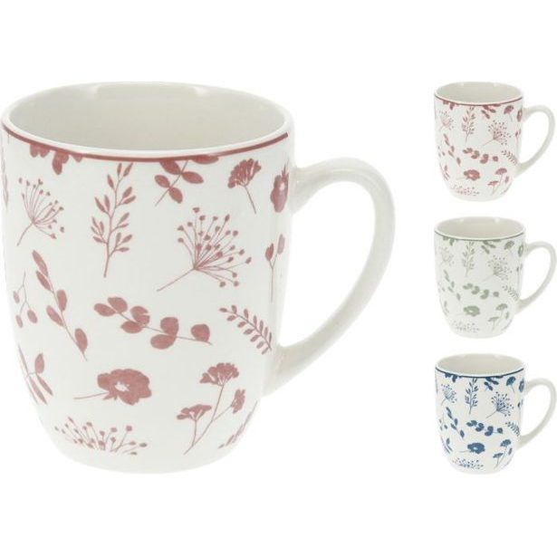 hrnek 350ml, KVÍTÍ, mix barev, porcelán