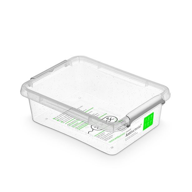 antibakter.box 1,15 l 19,5x15x6cm,transp.plast