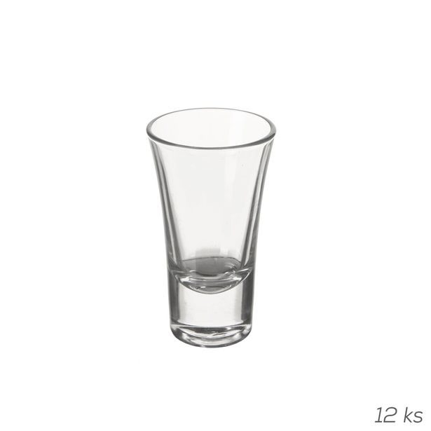 Odlivka sklo Shot 0,06 l 12 ks