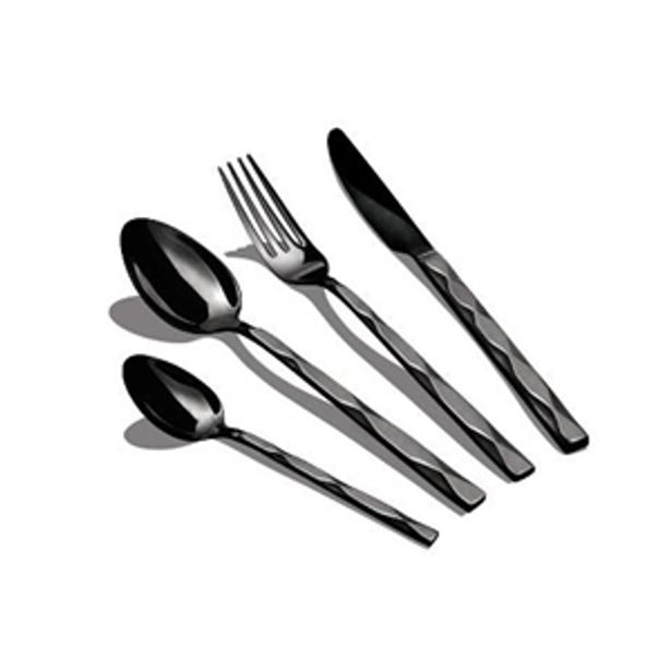 BERLINGERHAUS Sada příborů 24 ks Matte Black Collection BH-3074