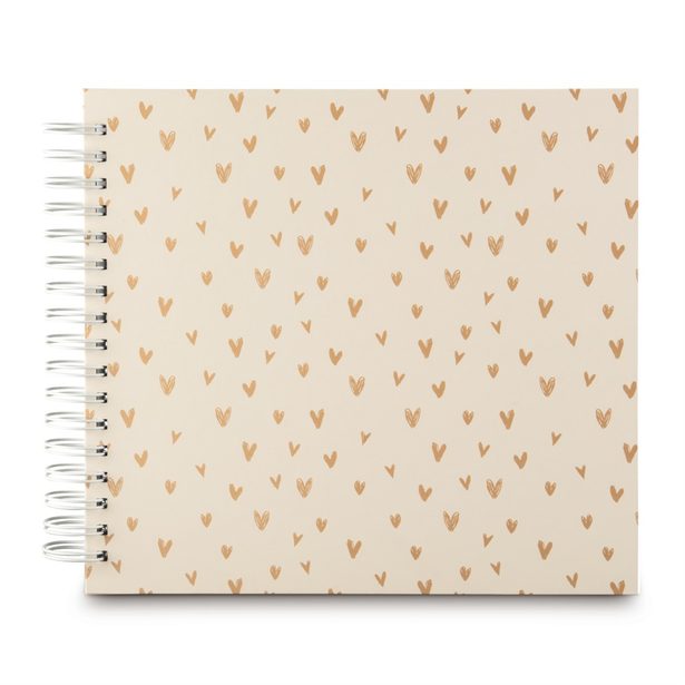Hama album klasické spirálové LOVELY 28x24 cm, 50 stran, béžová