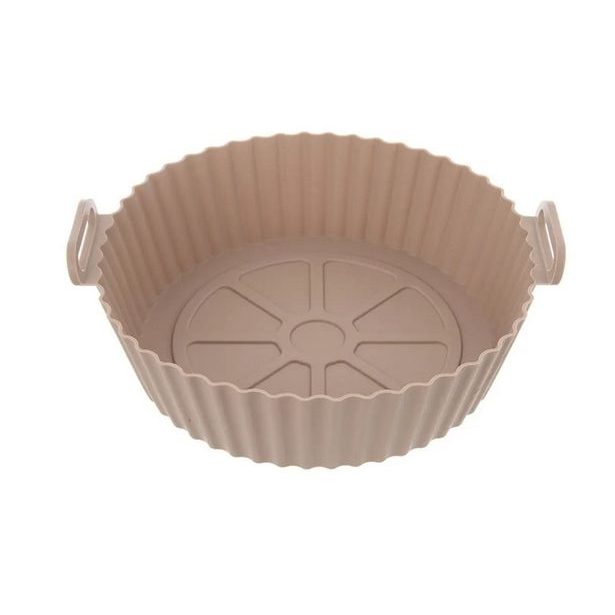 forma d20cm, do horkovzd.fritézy, hnědá, silikon