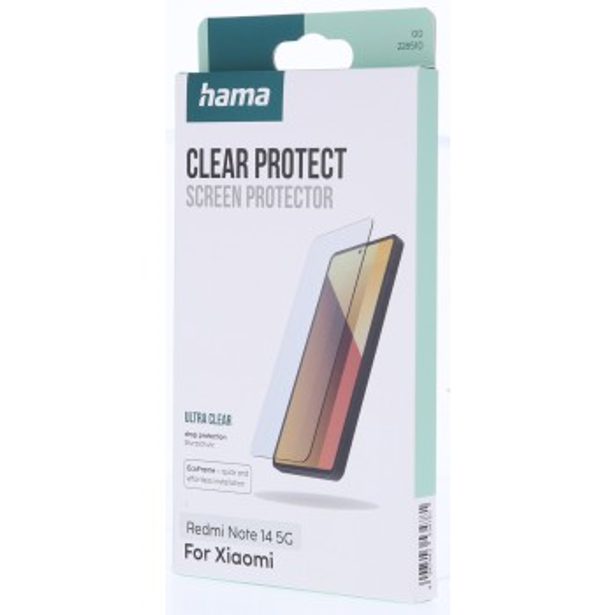 Hama Clear Protect, ochranné sklo na displej pro Xiaomi Redmi Note 14 5G