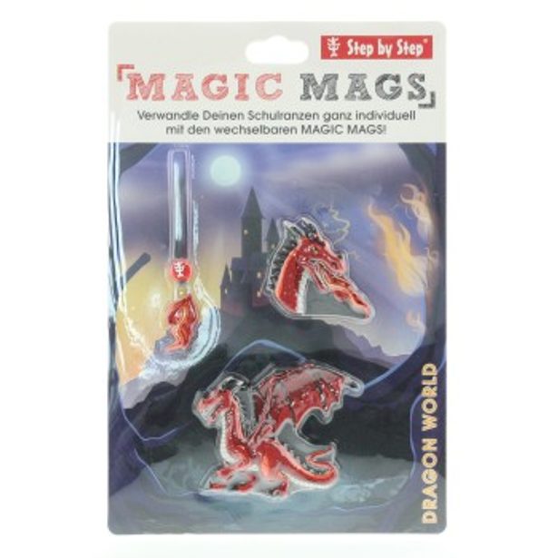 Doplňková sada obrázků MAGIC MAGS Drak Drako k aktovkám GRADE, SPACE, CLOUD, 2v1 a KID