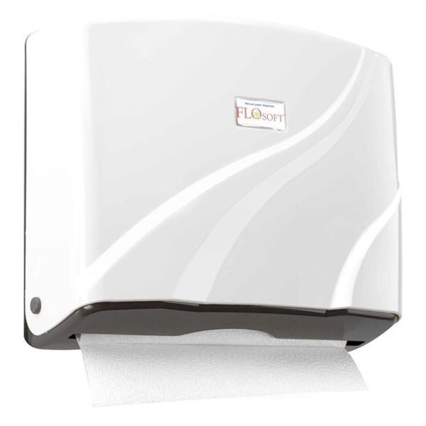 zásobník skl.pap.ruč.27x27x8,5cm, bílý