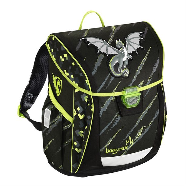 Školní aktovka - 3-dílný set, Baggymax Fabby Drak