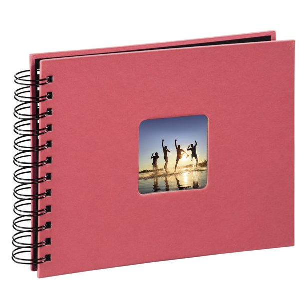 Hama album klasické spirálové FINE ART 24x17 cm, 50 stran, flamingo