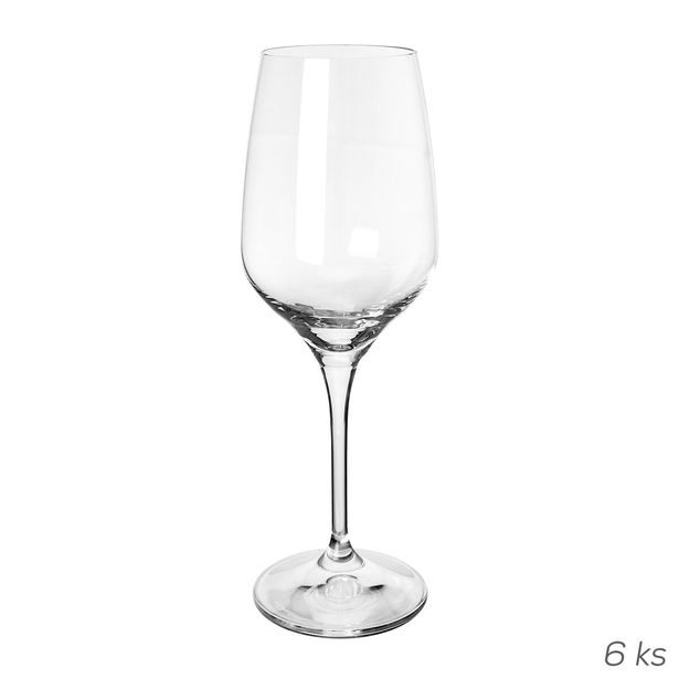 Sklenice Rebecca 0,35 l bílé víno 6 ks
