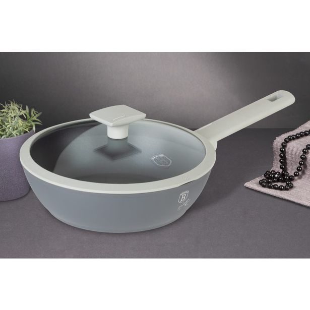 BERLINGERHAUS Pánev hluboká s poklicí s titanovým povrchem 24 cm Aspen Collection BH-7069