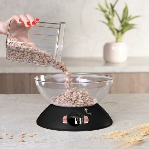 BERLINGERHAUS Váha kuchyňská s miskou Black Rose Collection BH-9620