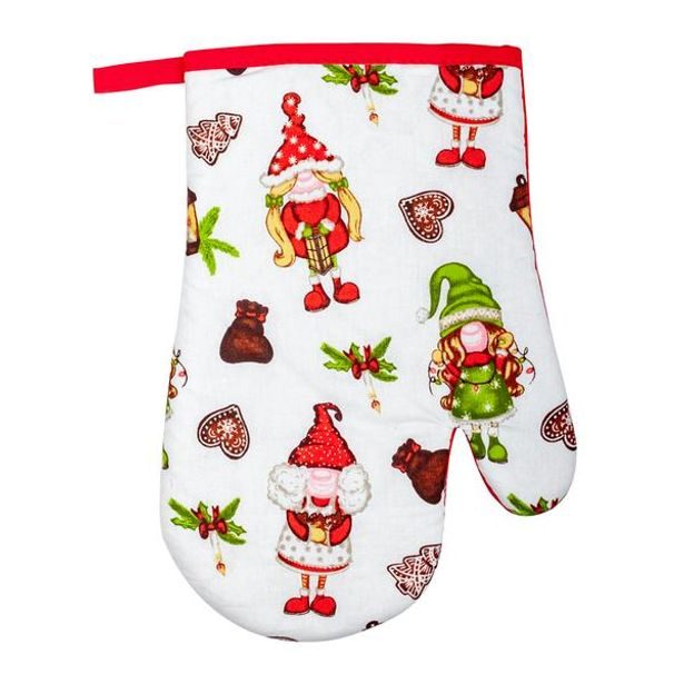TORO CHŇAPKA KUCHYŇSKÁ VÁNOČNÍ "ELFÍCI" 19X27CM_hamashop