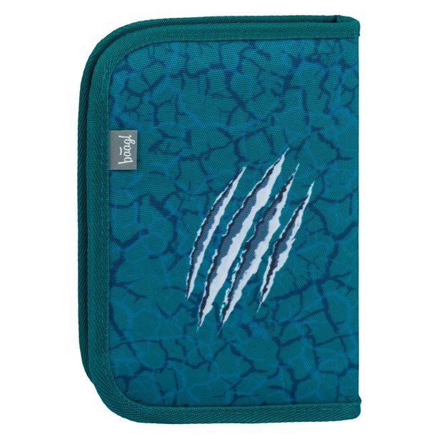 BAAGL Školní penál klasik dvě chlopně T-REX