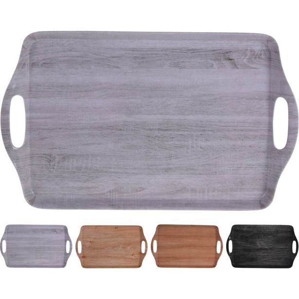 EXCELLENT HOUSEWARE Servírovací podnos melaminový 45 x 30 cm šedá KO-170459110seda