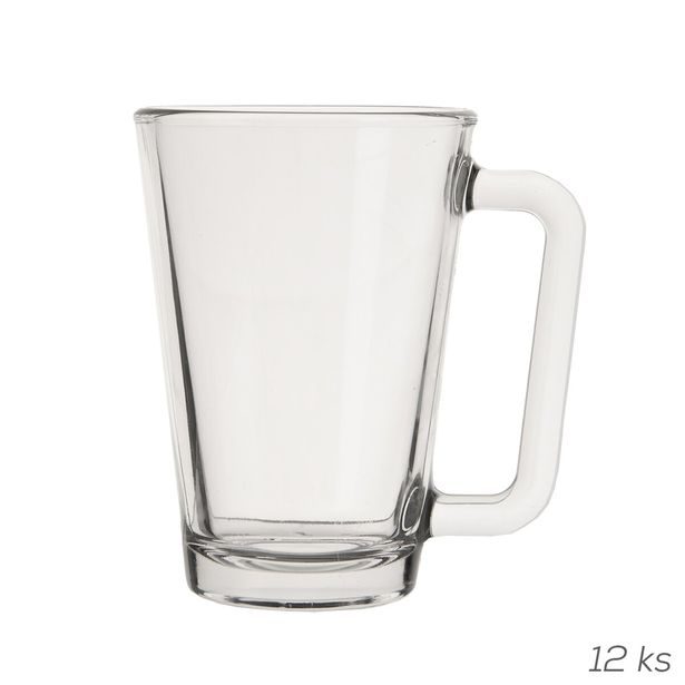 Hrnek sklo čirý Los Angeles 0,28 l 12 ks