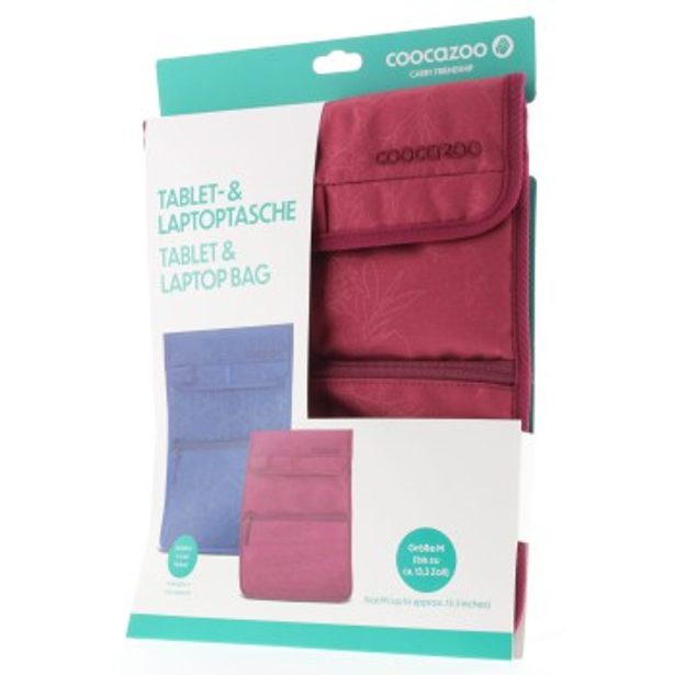 Pouzdro na tablet/notebook coocazoo pro velikost 13,3“ (33,8 cm), velikost M, barva vínová