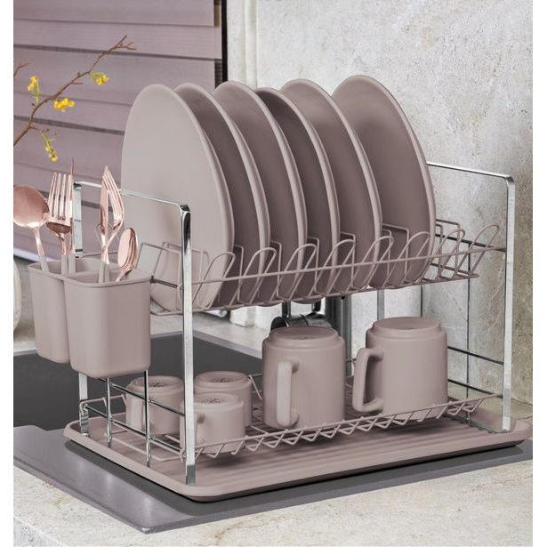 BERLINGERHAUS Odkapávač na nádobí Taupe Collection BH-8596