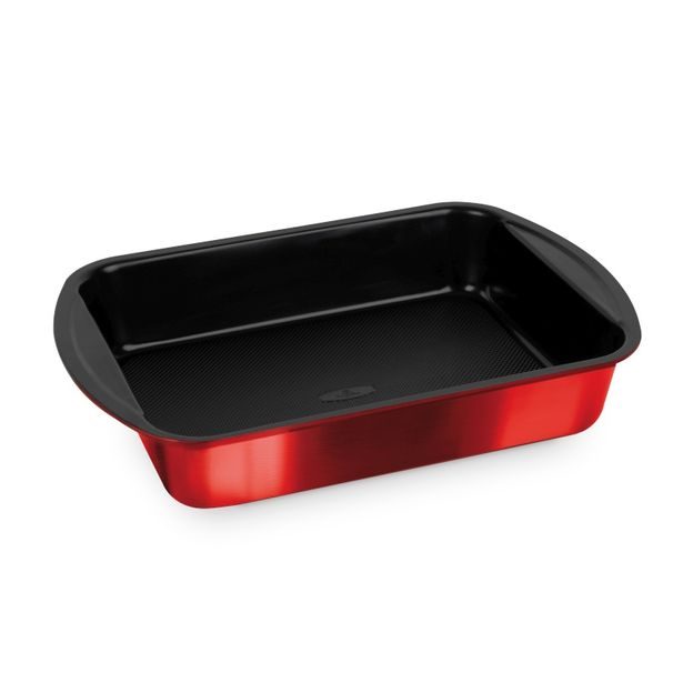 BERLINGERHAUS Plech na pečení s titanovým povrchem 40x28,5 cm Burgundy Metallic Line BH-8682