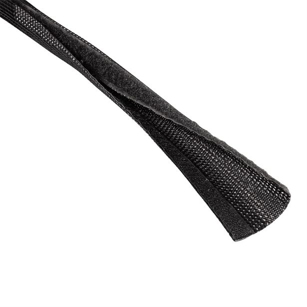 Hama cable Bundle - Cloth Tube Easy Flexwrap, 1.8 m, black