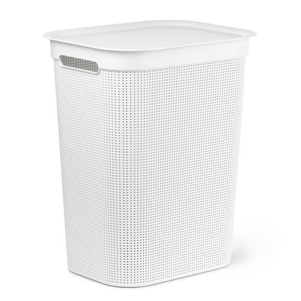 koš 50,0l na použ.pr. bílý BRISEN, 43x34x53cm, plast