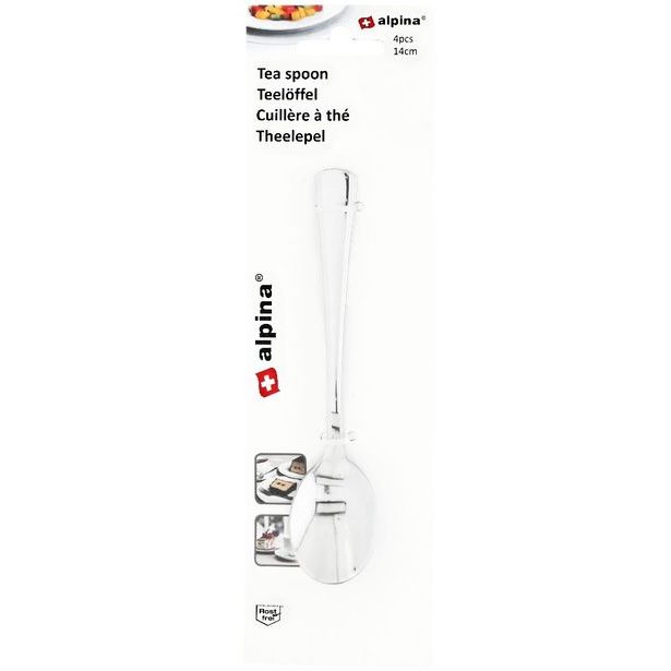 ALPINA Čajová lžička nerez ocel sada 4 ks 14 cm ED-222454