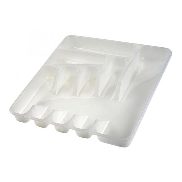 příborník 39,5x37x5cm, transp. 7přihr.,plast