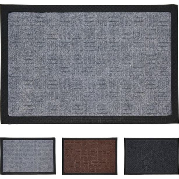 rohož 60x40cm 3barvy, textil/guma