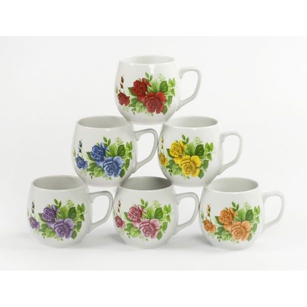 hrnek 300ml BAŇÁK-RŮŽE U1170, čes.porcelán