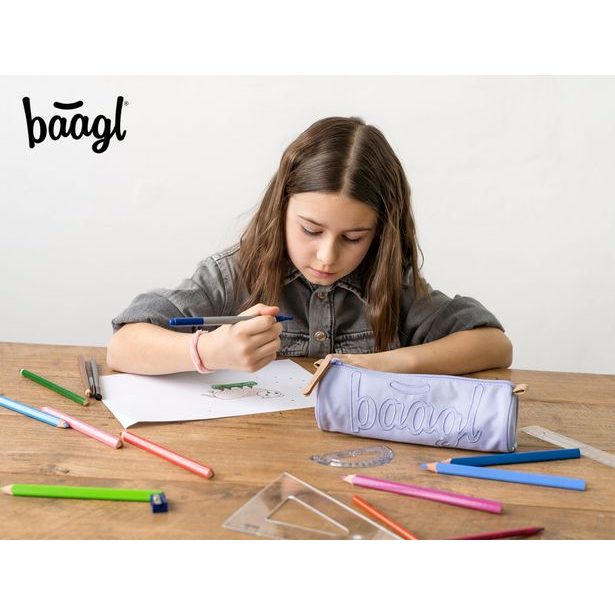 BAAGL Studentské pouzdro Lilac