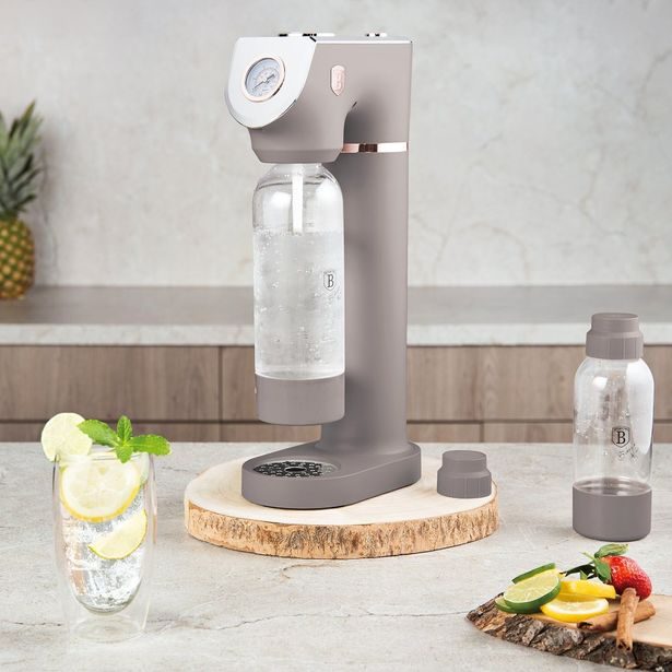 BERLINGERHAUS Výrobník sody SODABAR + 2 lahve Taupe Collection BH-8558