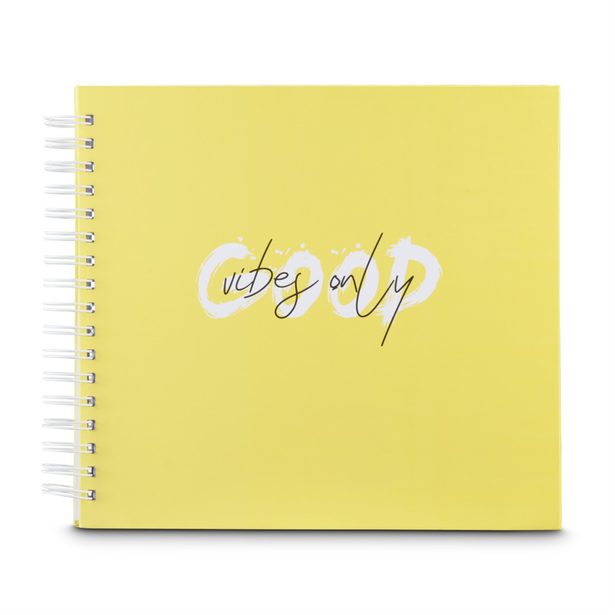 Hama album klasické spirálové Good Things VIBES 28x24 cm, 50 stran