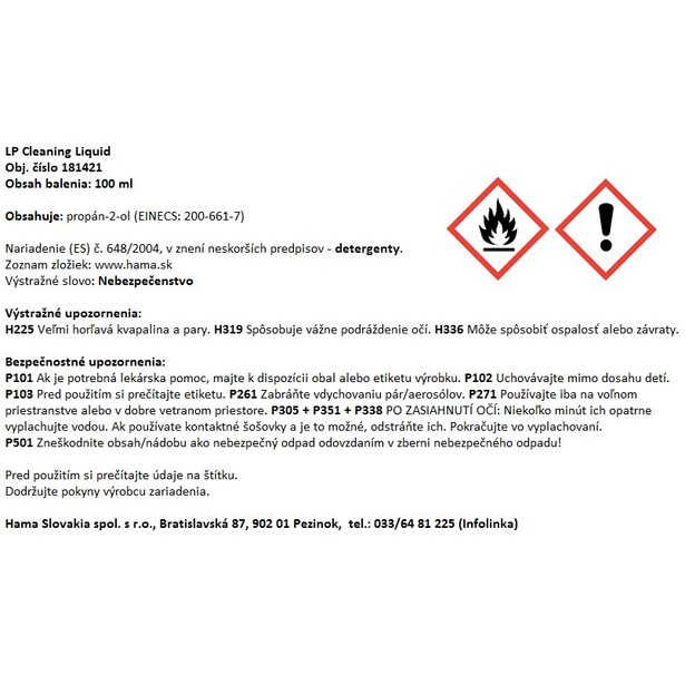 Hama set pro čištění gramofonových desek