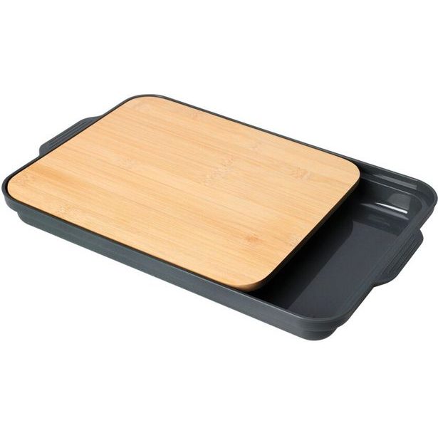 EXCELLENT HOUSEWARE Prkénko krájecí s podnosem KO-101001490