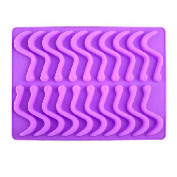 TORO FORMA SILIKONOVÁ NA ČERVY 20KS S PIPETOU, RŮŽOVÁ_hamashop