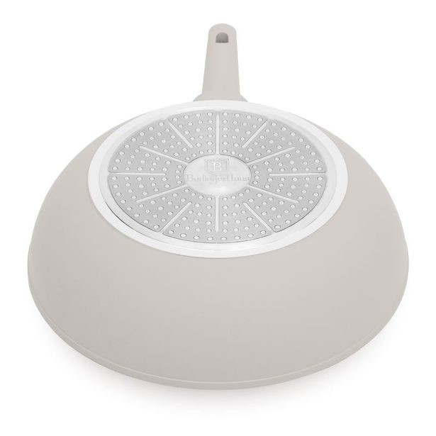 BERLINGERHAUS Pánev WOK s titanovým povrchem a poklicí 28 cm Sahara Collection BH-8064