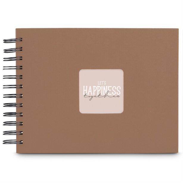 Hama album klasické spirálové FINE ART 24x17 cm, 50 stran, mousse, černé listy