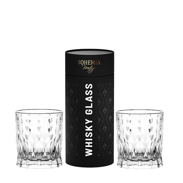 sklen. 340ml, 2ks, BOHEMIA PR. CONTE, whisky, DB