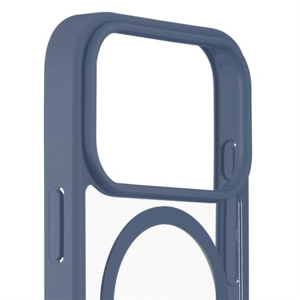 Hama Frame Protect, kryt pro Apple iPhone 17 Pro, magnetický, průhledný/modrý