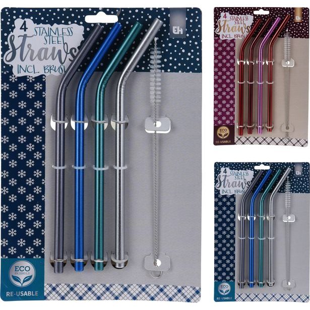 brčko d 7mm, 21cm, 4ks, čistič, ohnuté, 2barvy, NR