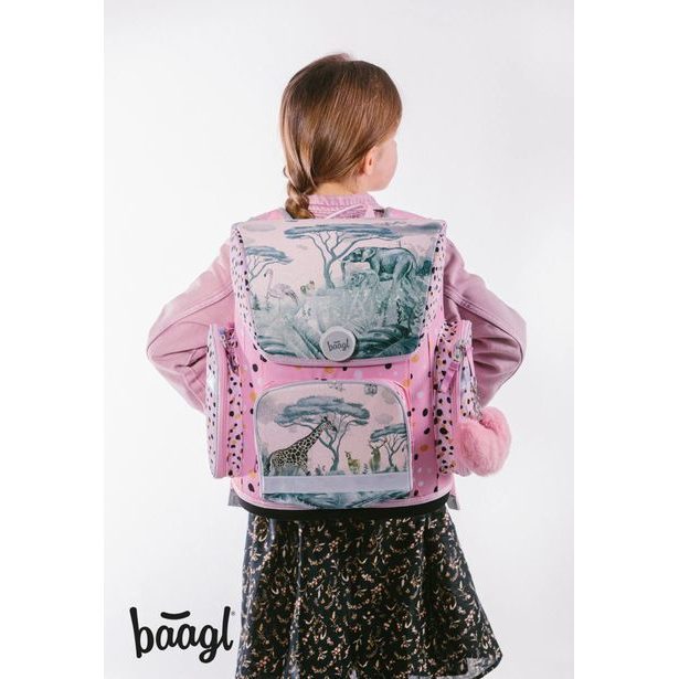 BAAGL SET 3 Ergo Safari: aktovka, penál, sáček
