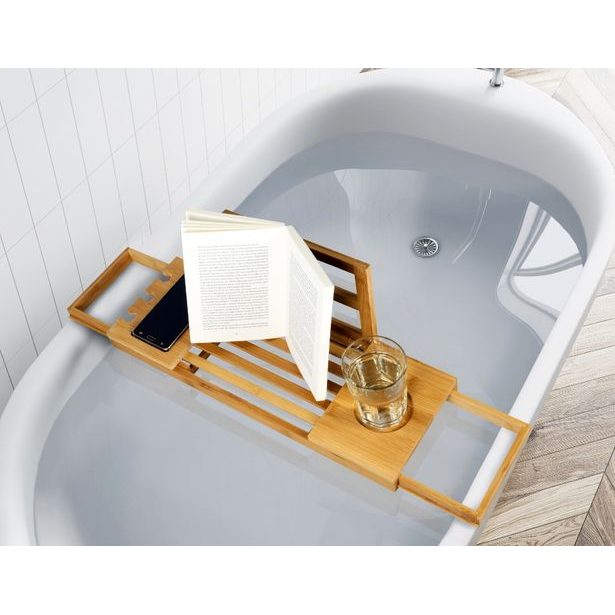 EDCO Podnos na vanu nastavitelný bambus ED-217830