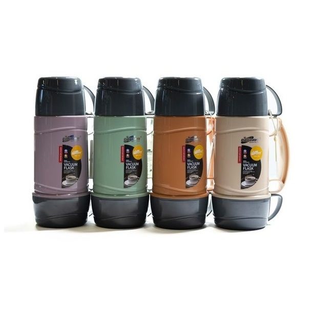 termokonvice 0,65l 4barvy, šálek, (73060), plast/sklo