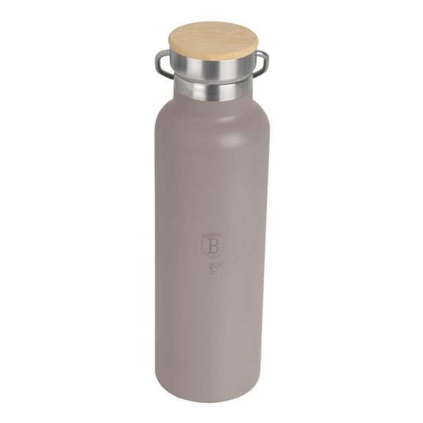 BERLINGERHAUS Termoska lahev s dvojitou stěnou nerez 0,6 l Taupe Collection BH-7201