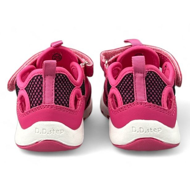 Dětská letní rychleschnoucí obuv DDStep - Tmavě růžové